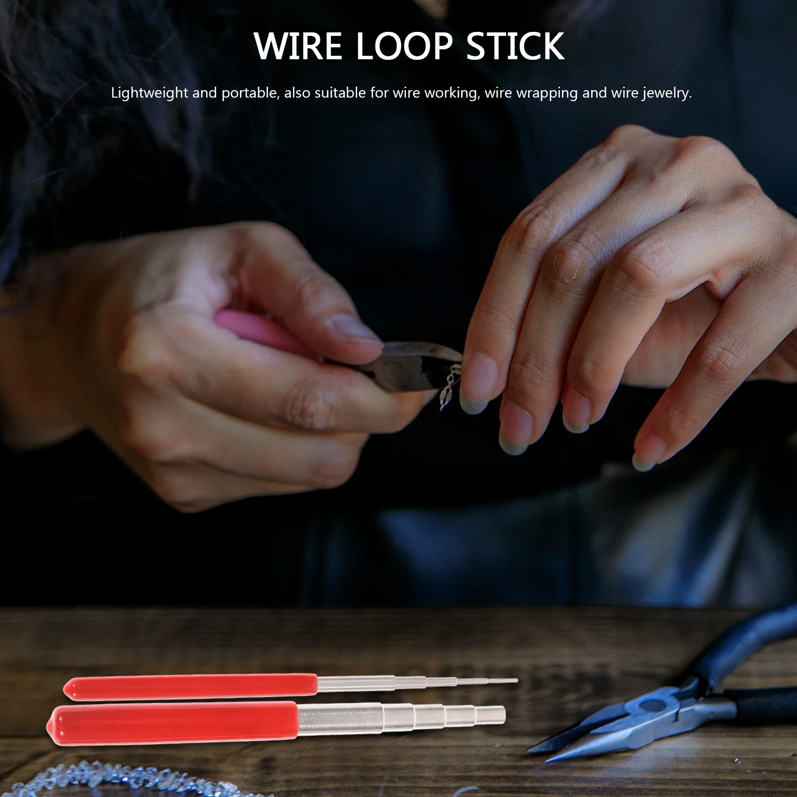 

2 Pcs Jewelry Making Supplies Wire Wrap Tool Jump Ring Jewellery Tools Bracelets