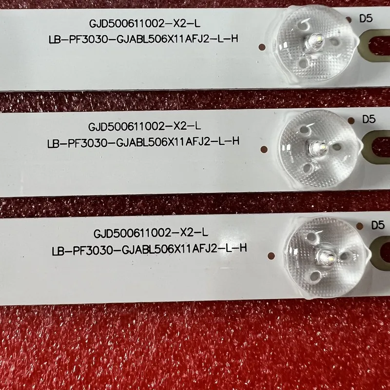 LED backlight strip11LED For 50PFH6550 50PFH4329/88 50PFH4009/88 50PFH6510/88 LC-50LB481U 50PFK6501 50PFK6510 500TT41 500TT42 v4