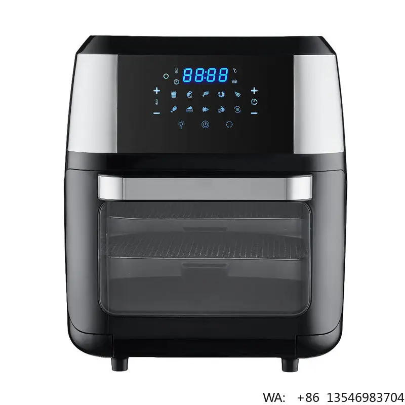 Newest air Fryer 12L Electric Digital Air Fryers Oven with Transparent Glass Pot Window Visual Drawer Basket Fryer