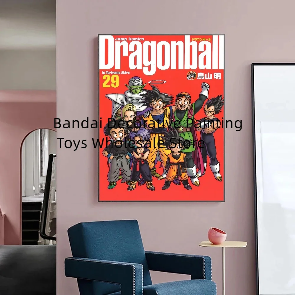Poster Dragon Ball Figures HD Canvas Wall Decoration Painting Picture Poster Decorative Removable Living Room Art Print No Frame