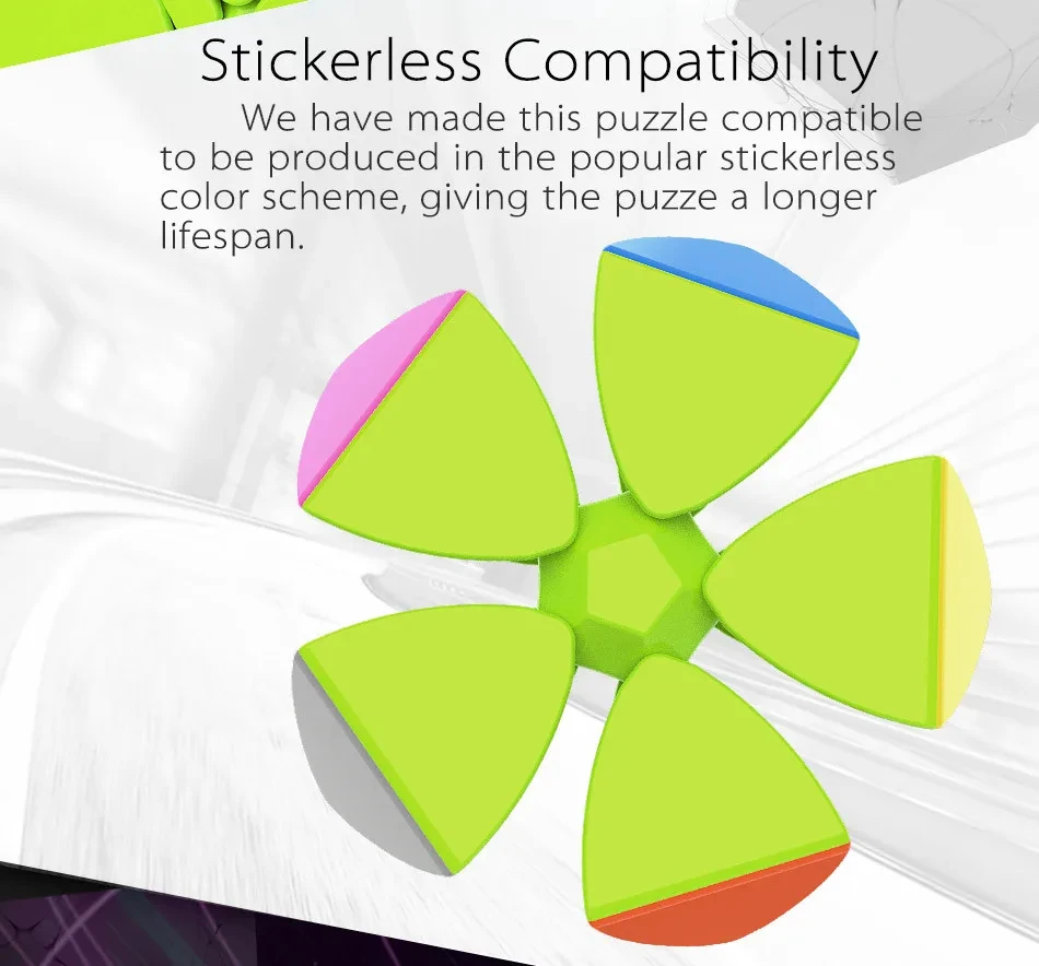 Moyu meilong-魔法の立方体のおもちゃ、4つの葉のクローバー、二重串、偏光、mapleの葉、キューブ、パンドラスクエア-1、透明形状