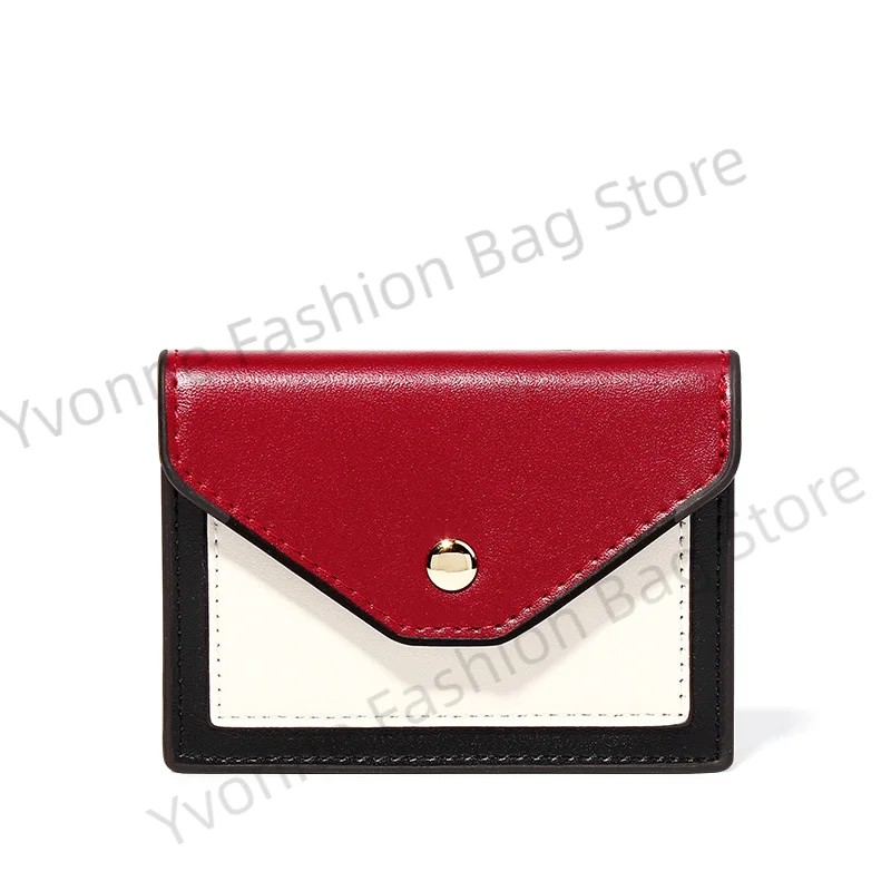 New Ladies Wallet Mini Small Card Holder Multifunctional Pu Coin Purse