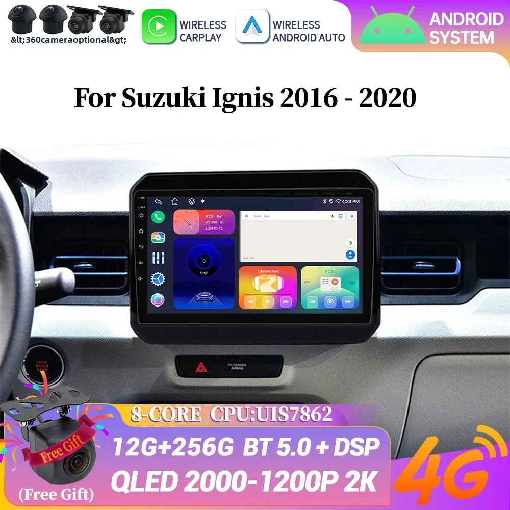 

Android 14 Car Radio Multimedia Navigation For Suzuki Ignis 2016-2020 Wireless Bluetooth Carplay Head Unit Stereo Touch Screen