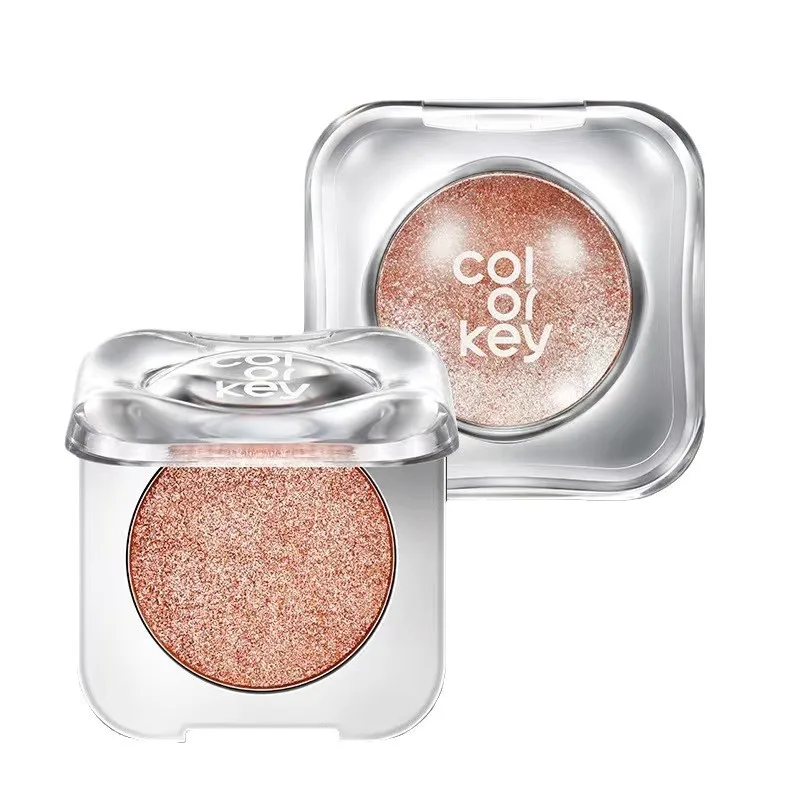 Colorkey – fard à paupières diamant monochrome, Palette de reflets nacrés brillants, 2 en 1, doux, soyeux, sans taches, maquillage pour le visage longue durée