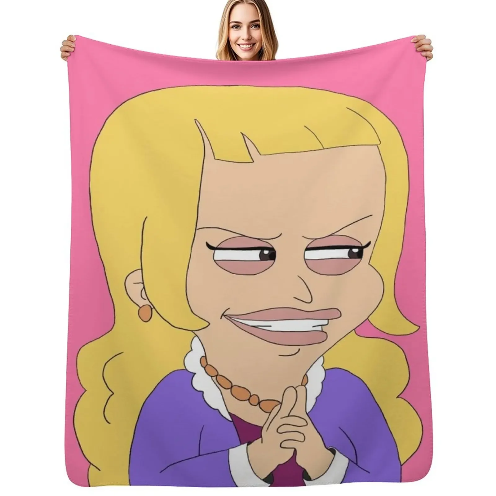 

Lola Ugfuglio Skumpy Throw Blanket Luxury Thicken Soft Plush Plaid Heavy Blanket