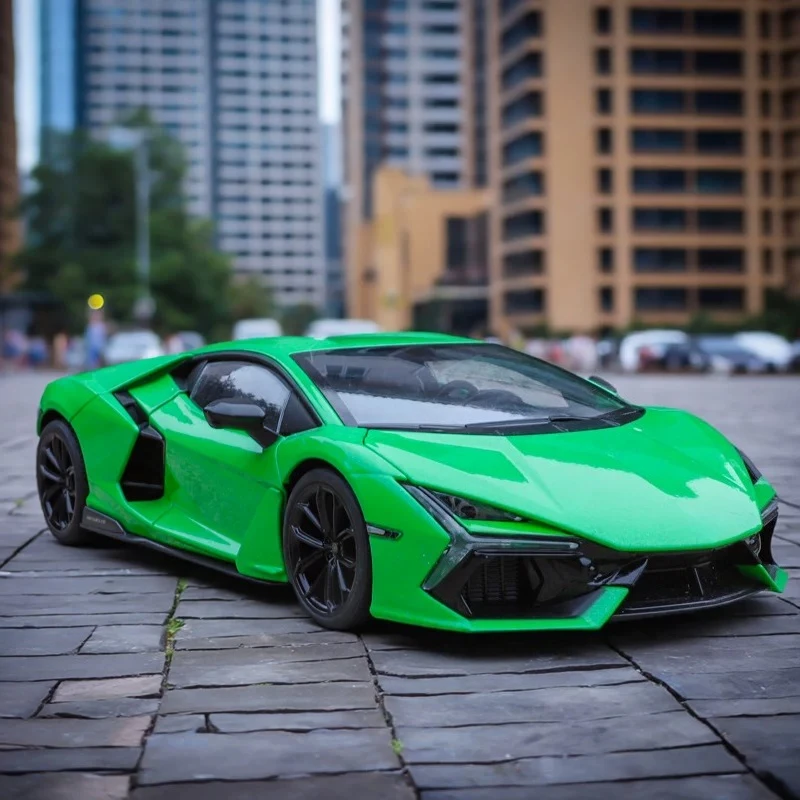 1:18 Revuelto Supercar Alloy Metal Diecast Model Car High Simulation Collectibles Toy Car Sound And Light