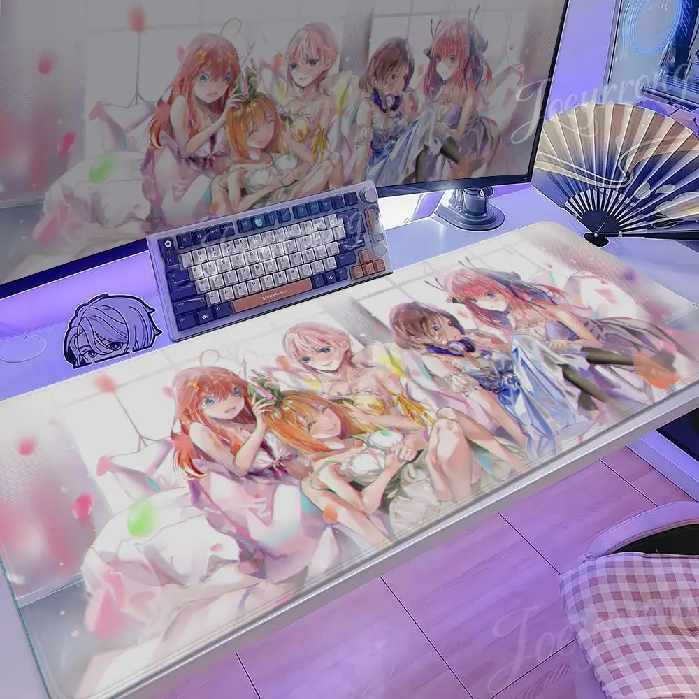 

Mouse Pad Hot Anime 1000x500 Taro XXL Large Gaming Non-slip Office Keyboard Mats Desk Mat The Quintessential Quintuplets