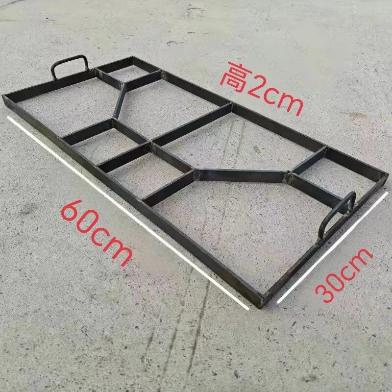 Concrete Stamp Mat Stone Texture for Courtyard Aisle Walkway Anti Skid Cement Imprint Mold