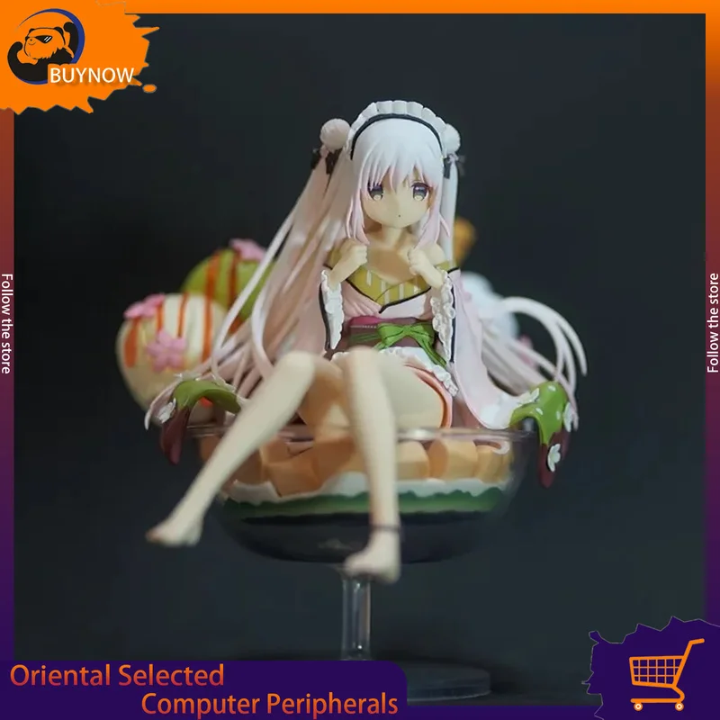 

Anime Shiratama Komame 20.5cm Action Figure - Cute Kimono Figurine Parfait Girl Pvc Collectible Doll Toy Game Figure