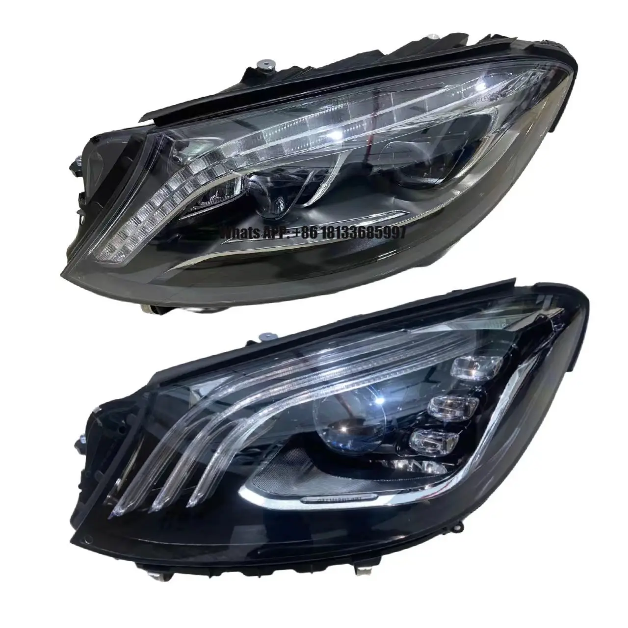 New Original Adaptive Multi Beam LED Headlight Assembly Suitable for 2014-2020 for Mercedes Benz S-Class W222 Old Model Upgrade