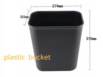 Stainless steel hidden garbage bin lid, kitchen cabinet door, embedded side opening lid