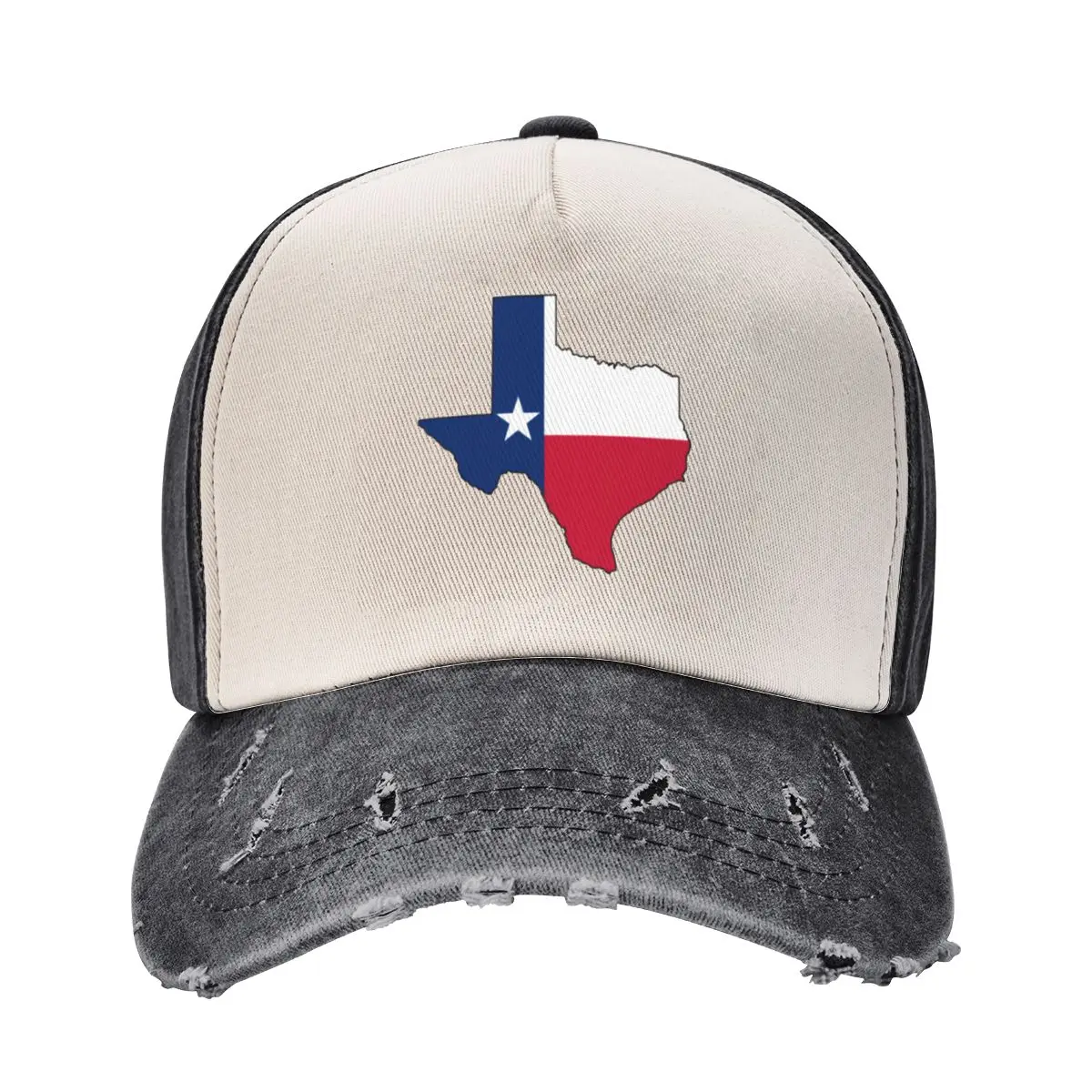 Texas State Flag MapCap Baseball Cap Golf Hat Man Hat Man Luxury Beach Outing |-F-| Women's Men's