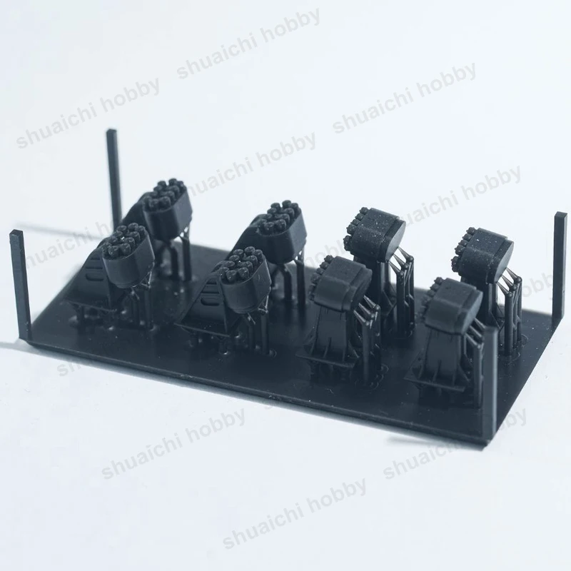 1Set Resin Model PK-10 Jamming Missile Launcher 1/72 100 144 200 250 350 Ship Weapons for Simulation Sovremenny Class Destroyer