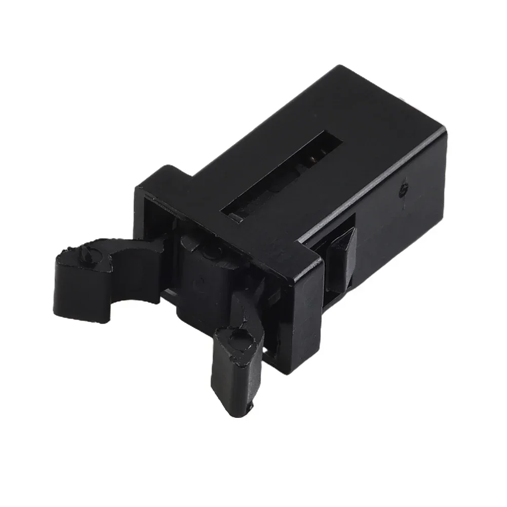 1pc Trash Can Plastic Lock Self-Locking Switch Replacement Catch Compatible Touch Lid Bin Latch Repair Clip Black