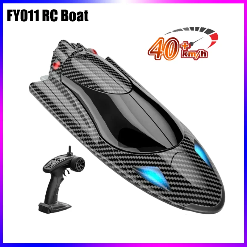 

Smrc Fy011 Rc Boat 2.4ghz 40km/h High Speed Racing Boat Model Water Cooled Motor Remote Control Speedboat Children Rc Toys