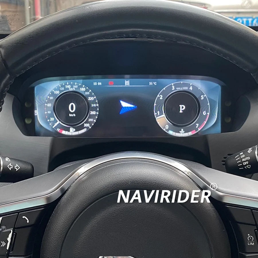 12.3'' Virtual Cockpit Digital LCD Instrument Cluster Speedometer Dashboard Screen for Jaguar F-PACE/XE 2016-2019 Plug and Play