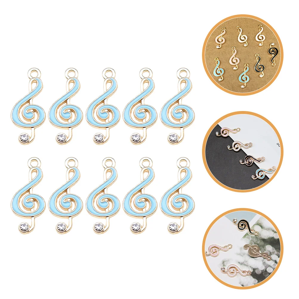 

10Pcs Chic Music Notes Charms High Quality Metal Musical Note for DIY Necklace Bracelet Earring Pendant Jewelry Making