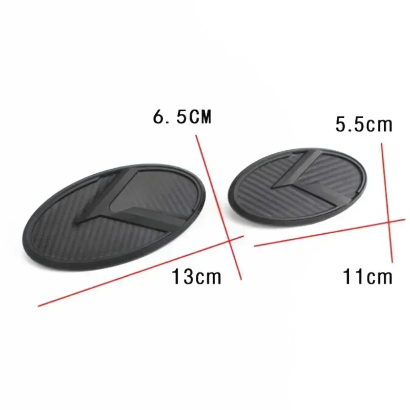 شعار السيارة الأمامي بغطاء رأس السيارة الخلفي ، ملصقات شارة الشعار لكيا سبورتاج ، سورينتو ، أوبتيما ، فورت ، ريو ، ستينجر ، K5 ، 3D ، ABS K ، 1 ood #6