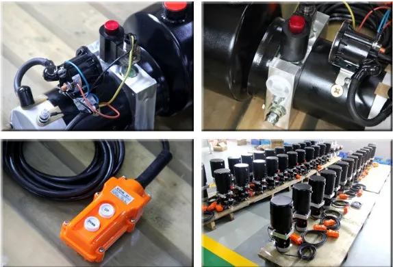 12V24V DC Battery Pump Oil Hydraulic Oil Lubricating Hydraulic Pump 0.75kw