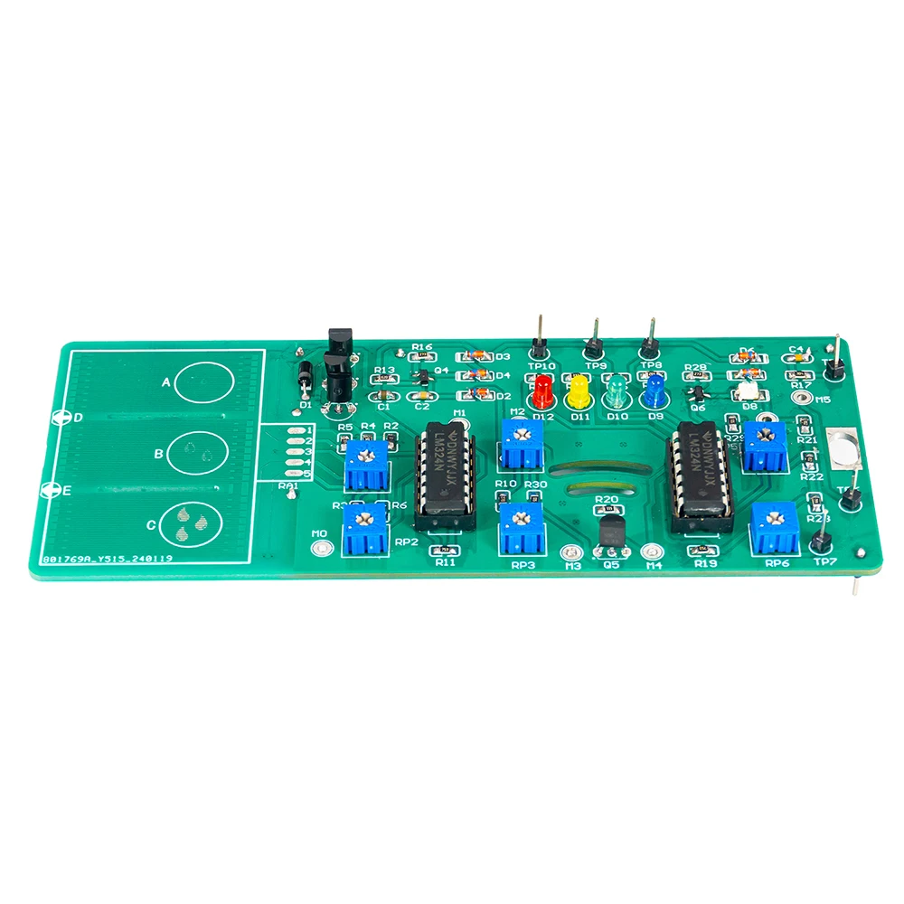 Kit sirkuit Sensor hujan DC 10,3 V, suku cadang kit DIY latihan Las percobaan mengajar Sensor berat DC 10,3 V