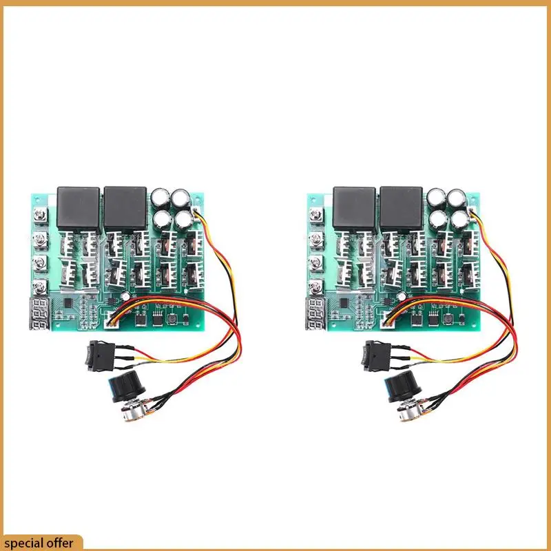 

A68Z 2X DC 10-55V 100A Контроллер скорости двигателя PWM HHO RC Переключатель обратного управления со светодиодным дисплеем