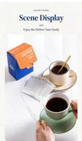 Disposable Coffee Filter Bags Portable Drip Coffee Paper Pack Hanging Ear Espresso Coffee Accessories Tea Brewing Tools 5