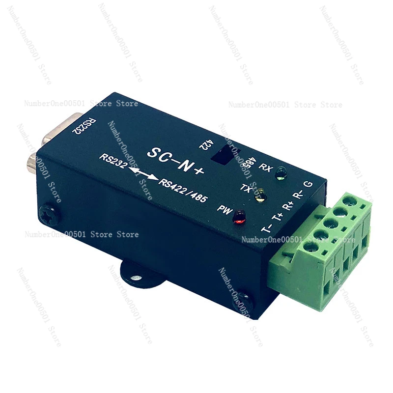 RS232 To RS422 / RS232 To RS485 Passive Bidirectional Converter Module Sc-n / Sc-n + Isolation