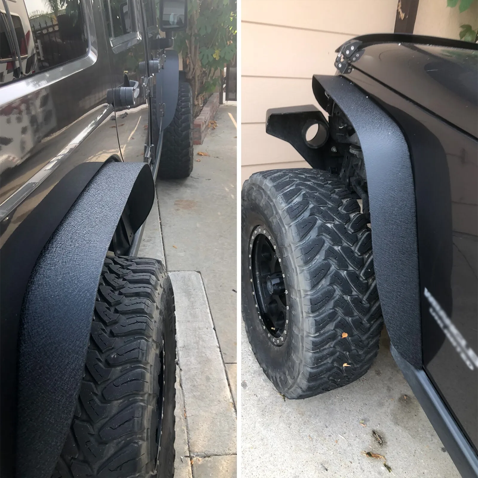 

Set of 4 Fender Flares Flexible Extra Wide Wheel Arch Body Kit For Jeep Cheroke