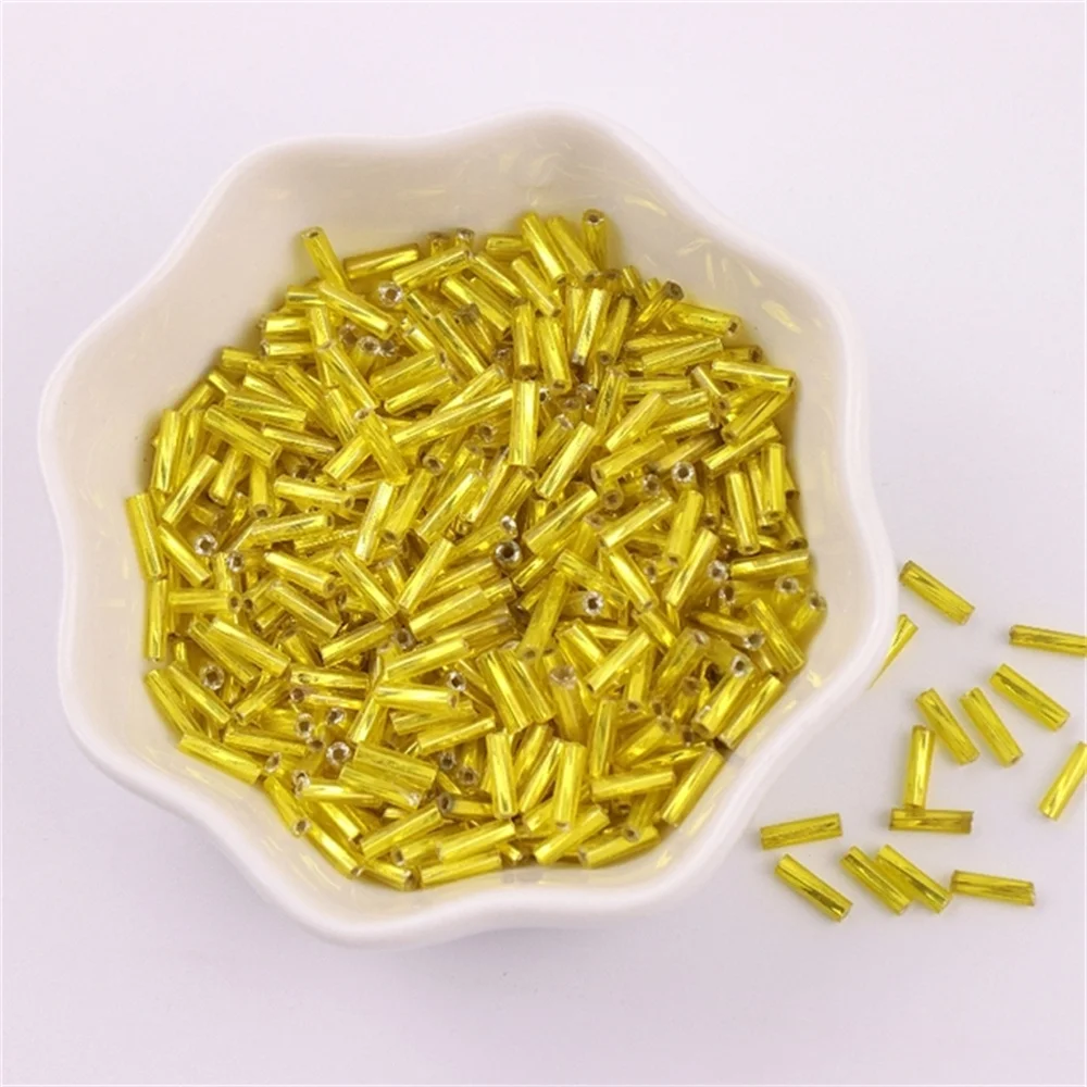300 Stück 11/0 Röhrenperlen 2x6mm Twist Bugles Glasperlen Helical Seedbeads für DIY Armband Schmuck Kleid Herstellung Bekleidungszubehör – Detail 14