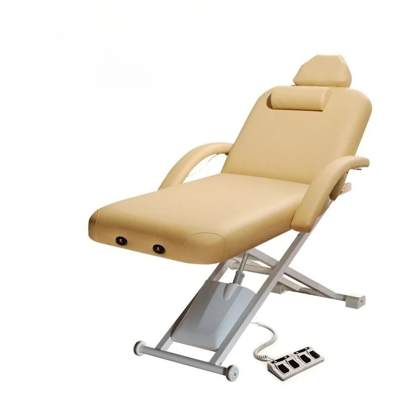 

Electric lift massage beauty bed beauty salon massage bed can be hatchback