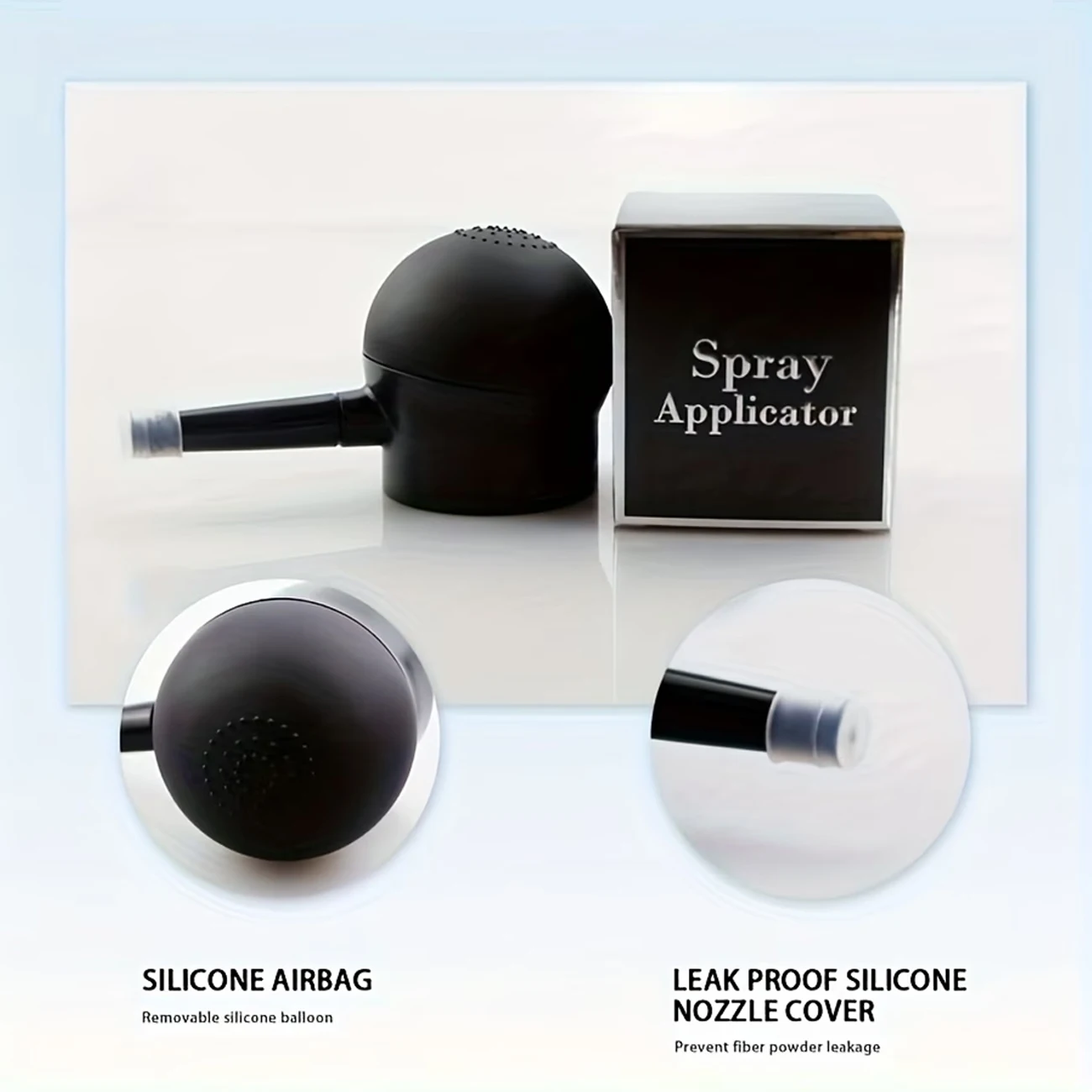 Nozzle Spray Applicator Pump Tool for Hair Building Fiber Powders Easy Usage  New Package