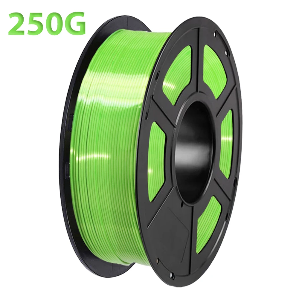 250g 500g 1Kg 3D Printer Filament PLA Silk Green Luster 1.75mm pla 3D Printing Filamen Material Silk green Vacuum Packaging