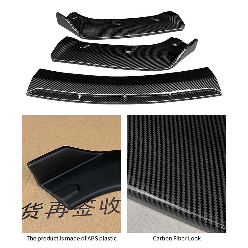 Guard Front Bumper Lip Chin Tuning Deflector Exterior Part  Infiniti Q60 2013 Protector Facelift Car Styling Accessories