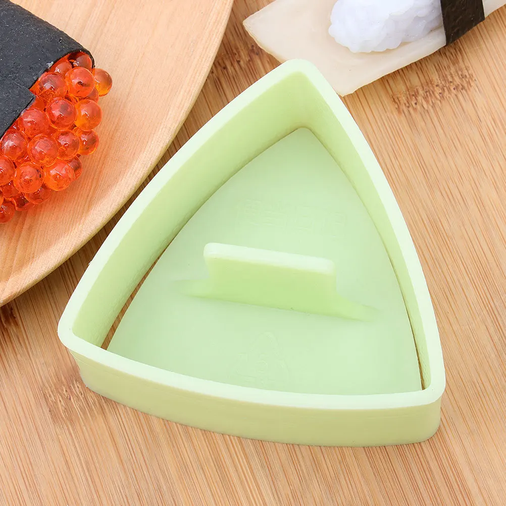 

2Pcs Triangle Rice Ball Mold Non-Stick Surface Convenient Storage Multipurpose Sushi DIY Kitchen Gadgets Daily Use