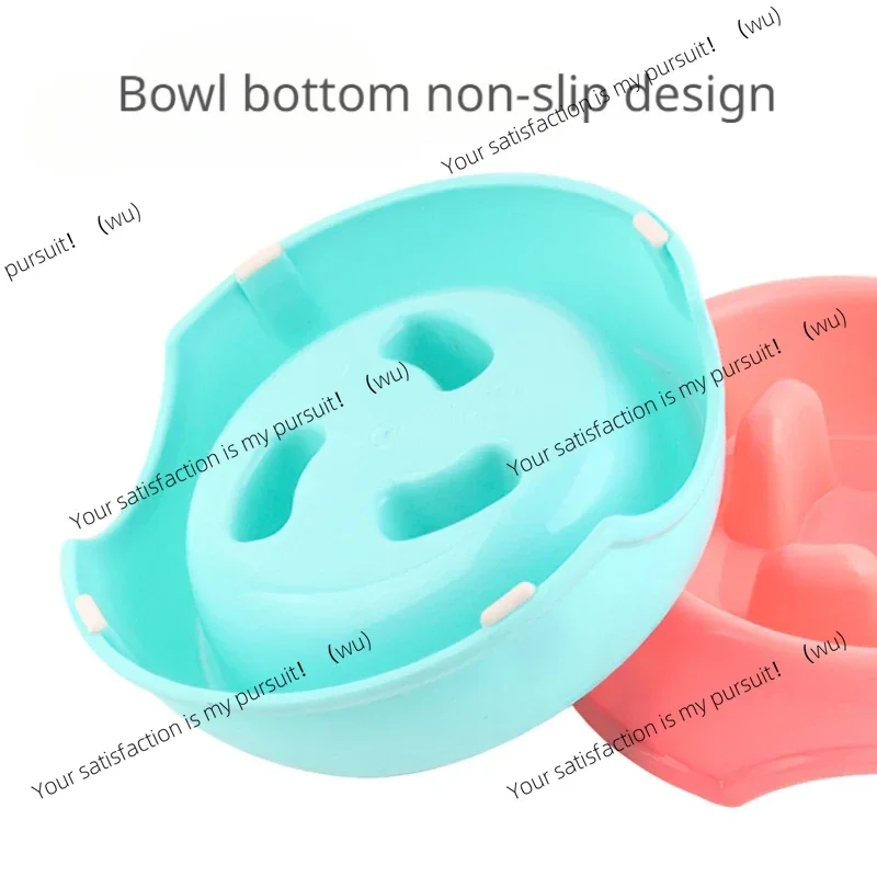 وعاء تغذية للحيوانات الأليفة، طعام بطيء مضاد للاختناق، مستلزمات الحيوانات الأليفة أدوات تناول الطعام
