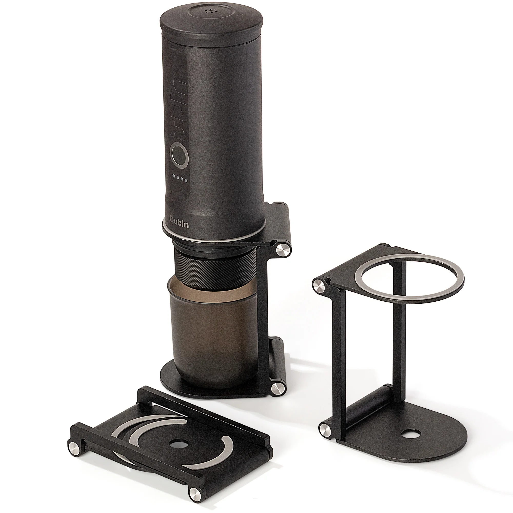 Foldable Portable Coffee Machine Stand Aluminum Alloy Espresso Coffee Maker Support for Outin Nano / Cera+ Espresso Holder