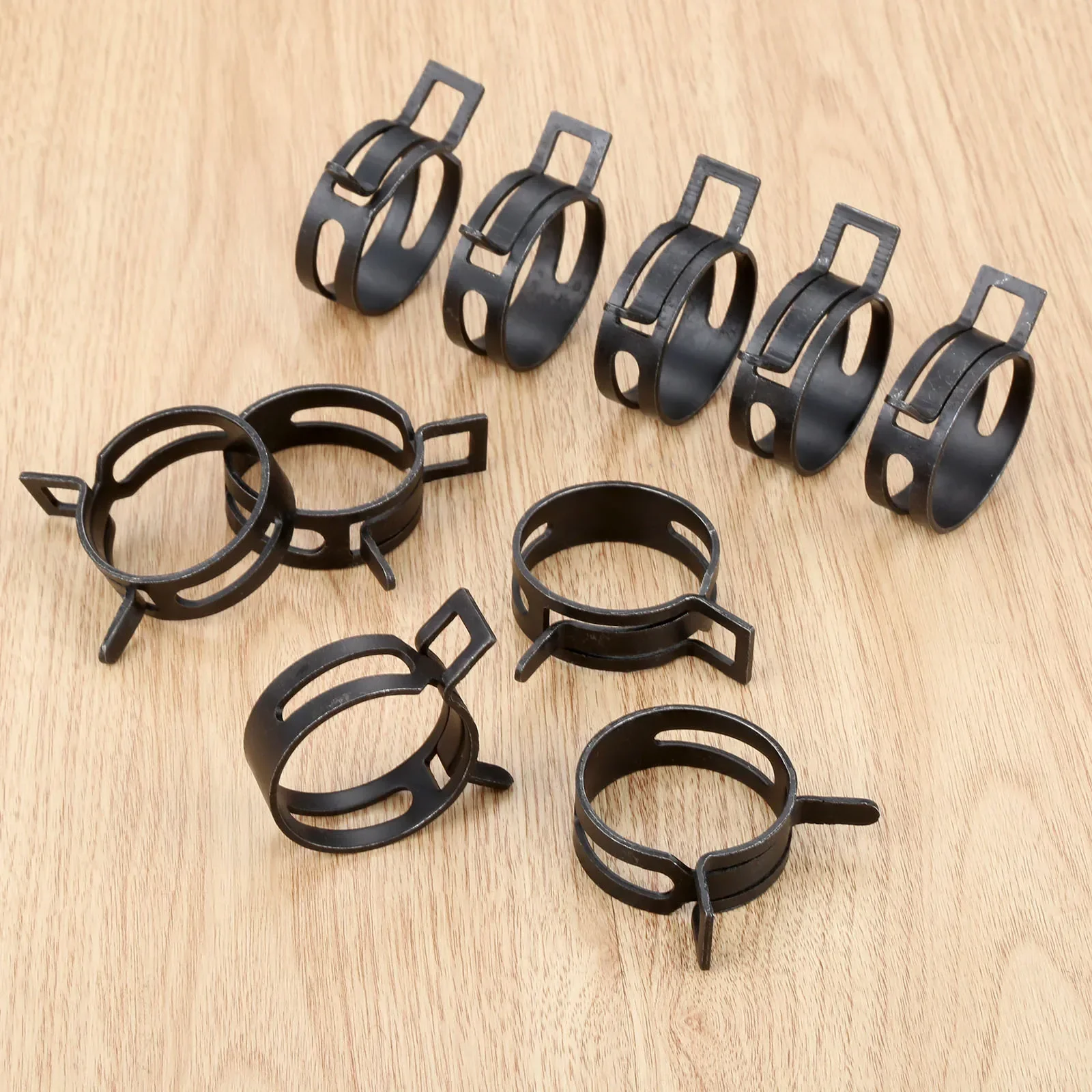 

10Pcs Diameter 40mm Metal Car Pipe Clips Action Fuel Hose Tube Line Warm Clamps Auto Fastener Clips Kia