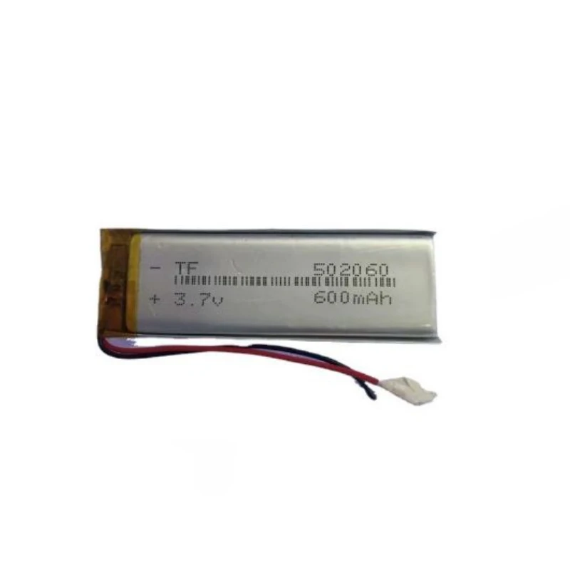 High Quality New 3.7V 600mAh 502060 Replacement Battery for Bluetooth GPS MP3 Headphone Camera  Electronic Devices
