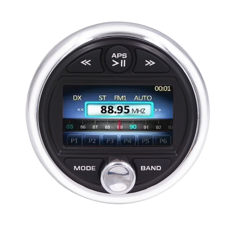 Airow auto Hasda Small 3-Inch Waterproof Salt Fog UV Proof Stereo BT Motorcycle Marine Audio System 6.5