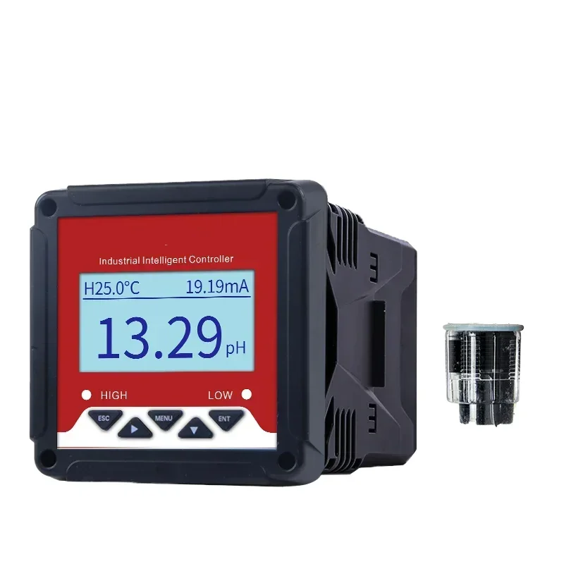 

Professional Industrial Digital Water Analyzer Meter Inline Automatic Controller ORP EC Universal PH Sensor Plastic RS485