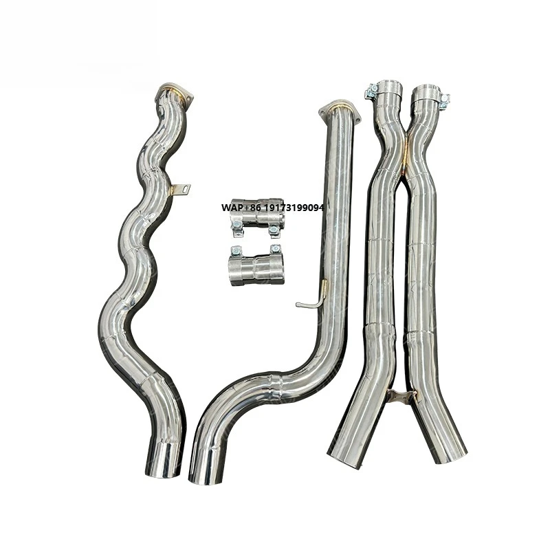 

Средняя выхлопная труба из нержавеющей стали 304SS для G82, равнодлинная, для выхлопной системы