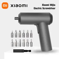 Xiaomi Mijia Electric Screwdriver 3.6V 2000mAh 5N.M Torque Electric Screwdriver Household With 12Pcs S2 Screw Bits Mi Home Tools