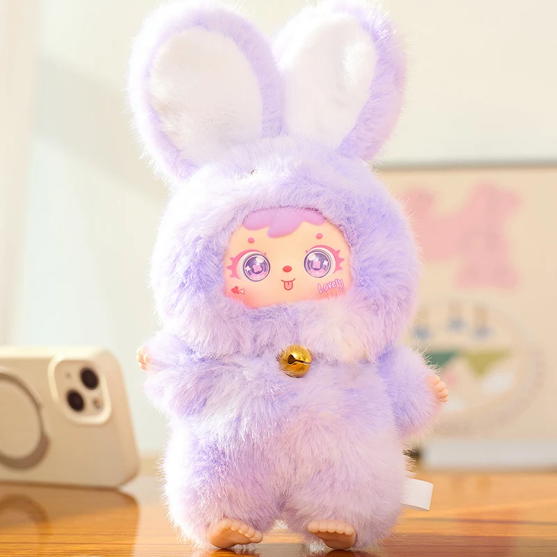 

Magic Colorful Rabbit Doll Blind Box, Pack Pendant Cute 1 of 7 Possible Mystery Series Toys Cute Soft Animal Charm Birthday Gift