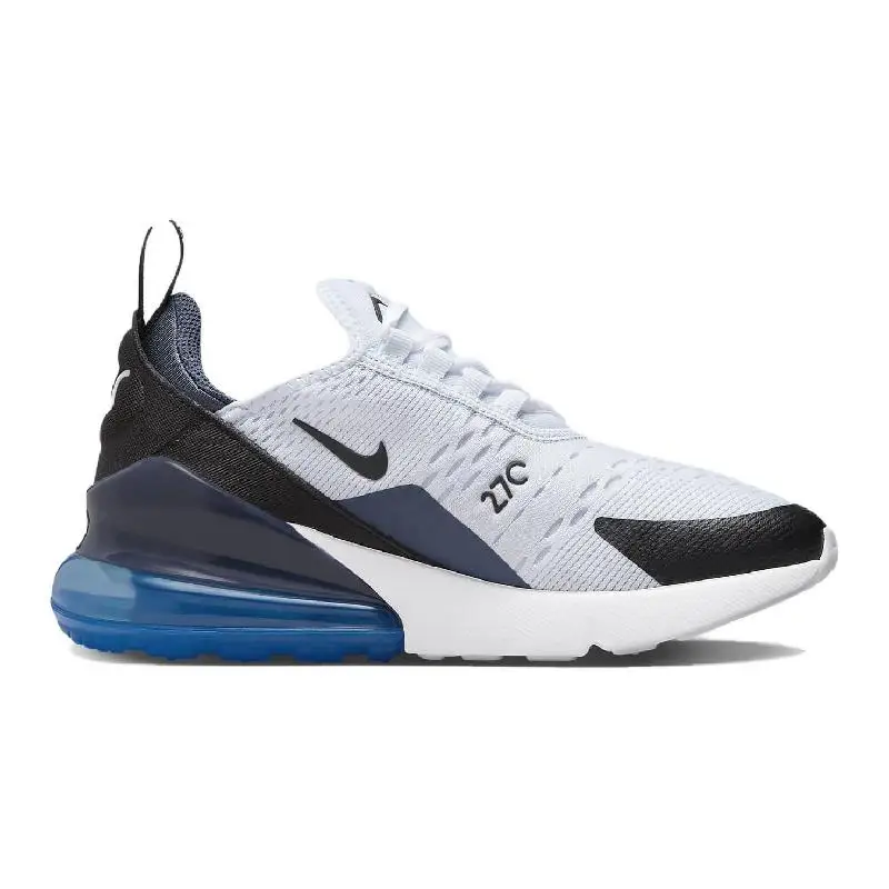 Buty Nike Air Max 270 GS „Football Grey Thunder Blue” Trampki 943345 -033