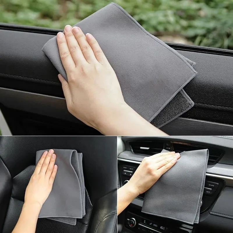 Car Drying Absorbent Towel Wash Cleaning tool For Toyota GR SPORT RAV4 Camry Corolla Highlander Hilux Supra C-HR Car Accessories - view 5