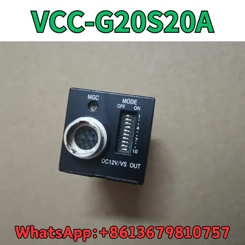 Used VCC-G20S20A Industrial Camera test OK Fast Shipping