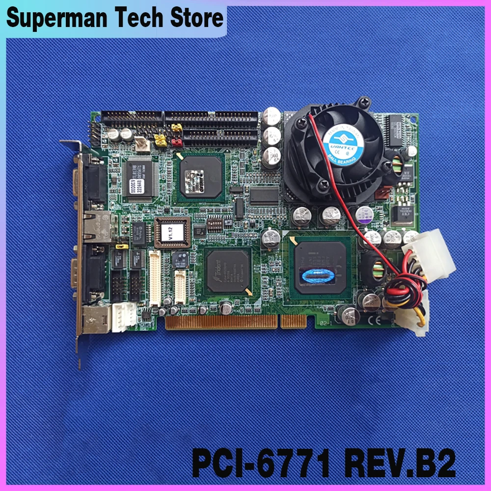 PCI-6771 REV.B2 PCI-6771F-00B2 For Advantech Half-length Industrial Control Motherboard PCI-6771F