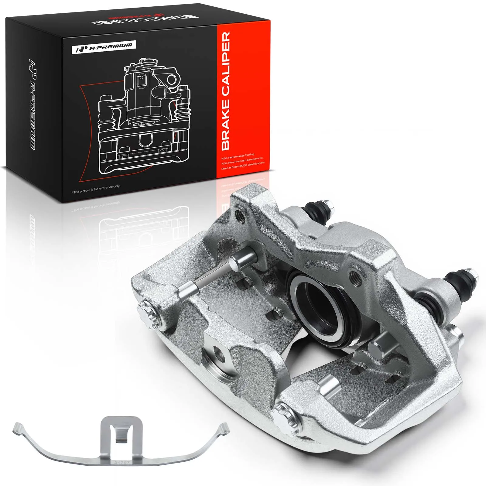 A-Premium Front Right Disc Brake Caliper with Bracket for Audi A4 A4 Quattro 2009-2016 A5 2010-2014 A5 Quattro 2008-2017 allroad