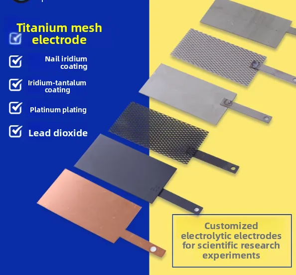 Lead Dioxide Coated Titanium Anode Plate for Electrolysis Ru Ir MMO DSA Electrode