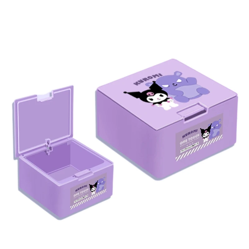 Sanrio series Hello Kitty accessories storage box Kuromi cute cartoon Melody pop-up push-type children's toy storage box